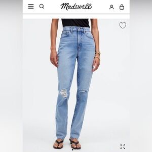 NWT The Perfect Vintage Madewell Jeans